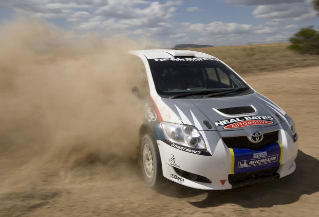 Neal Bates and Coral Taylor believe their NBM Corolla S2000 can take them to back-to-back titles this weekend in South Australia
