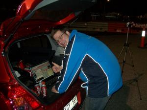 Pure Motorsport Team Principal Ryan Jones during 2008 Sprint Auto Parts Rally SA Live Broadcast