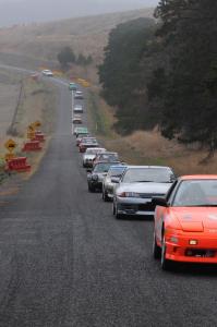 Competitors at 2009 Mt Alma Mile - Photo by Rallygraphix