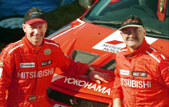 Ed Ordynski with co driver Iain Stewart